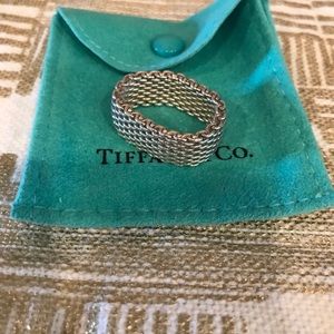 Tiffany & Co. Jewelry - Tiffany & Co Silver Mesh Ring Size 9.5 Tiffany & Co. Jewelry - Tiffany & Co Silver Mesh Ring Size 9.5